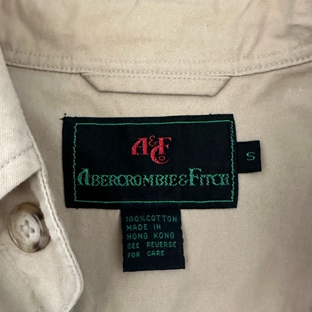Abercrombie & Fitch Tan Utility Jacket with Front Pockets - Picture 2 of 2